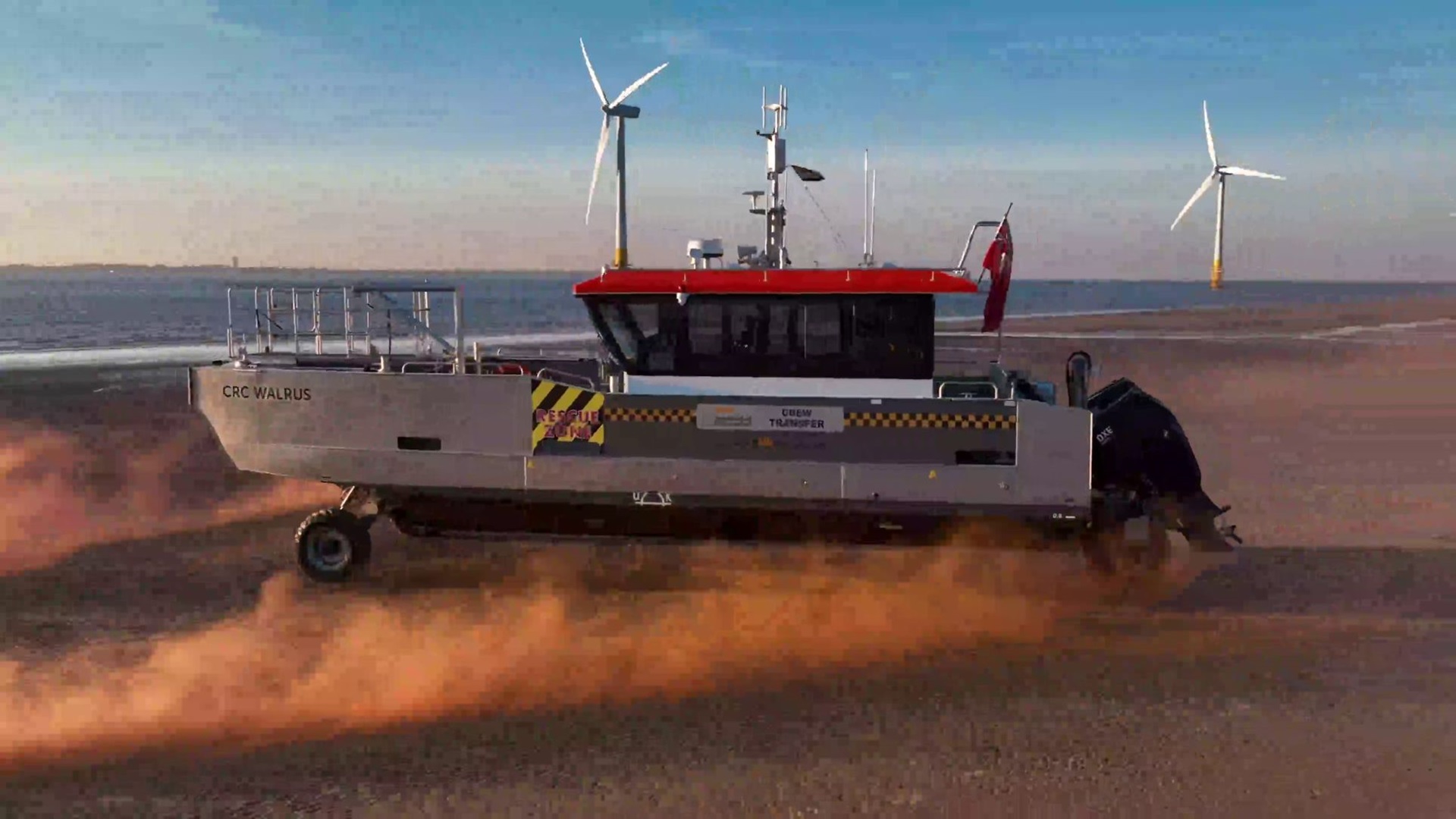 RWE and Commercial Rib unveil first official look at innovative amphibious Crew Transfer Vessel 