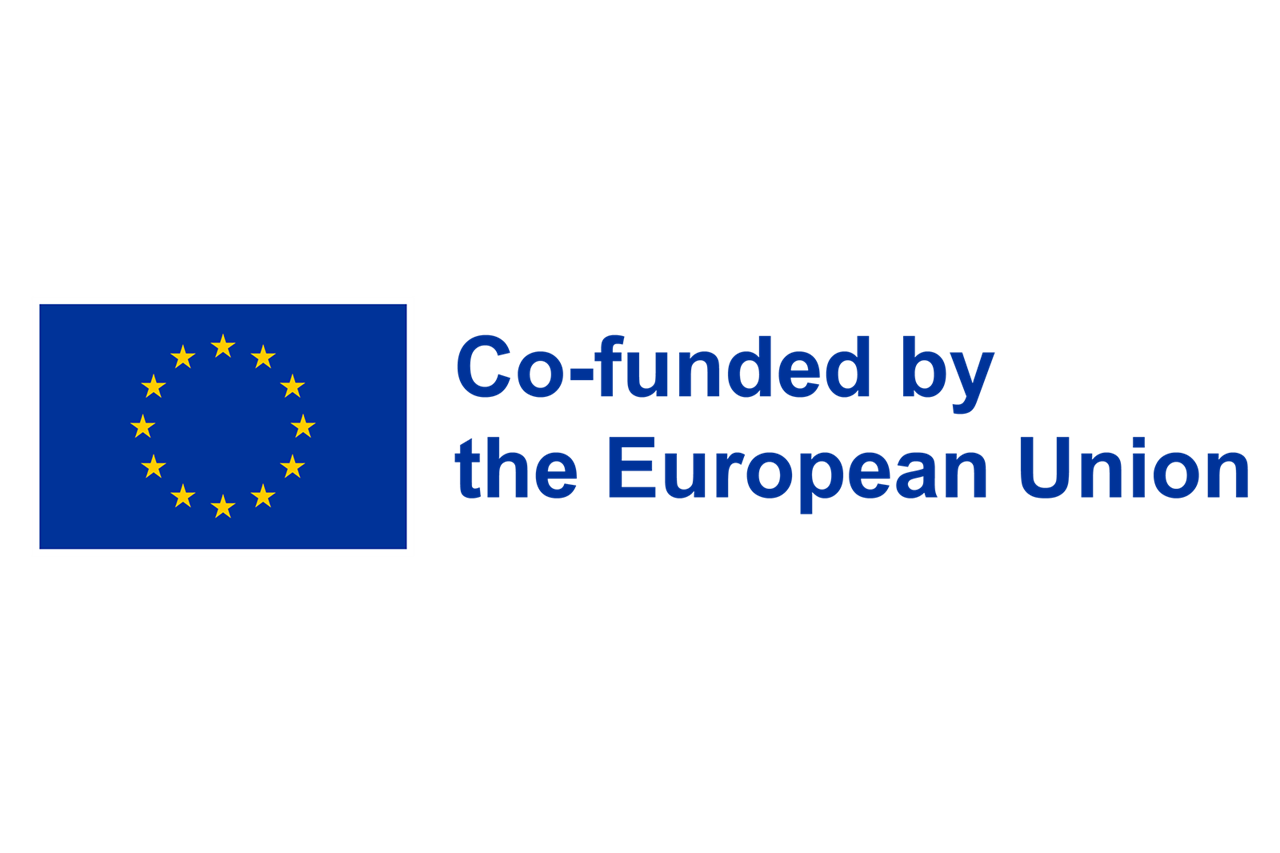 European Union flag and text "Co-funded by the European Union".