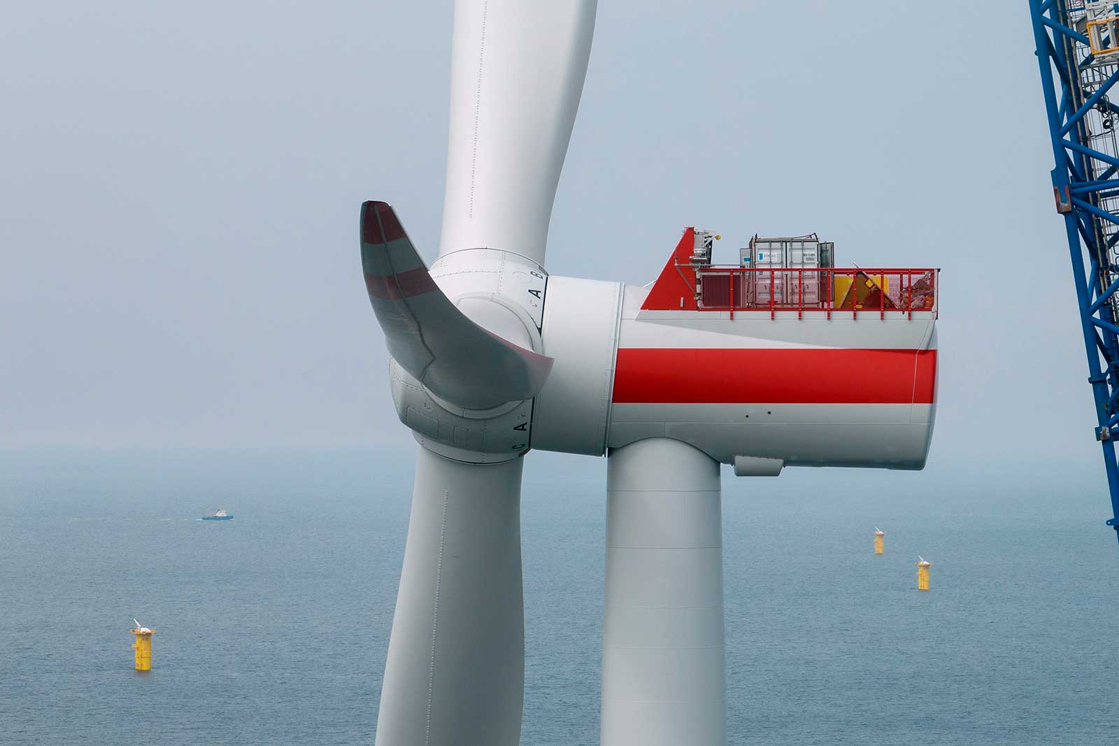 Baufortschritt: RWE Offshore wind farm Kaskasi
