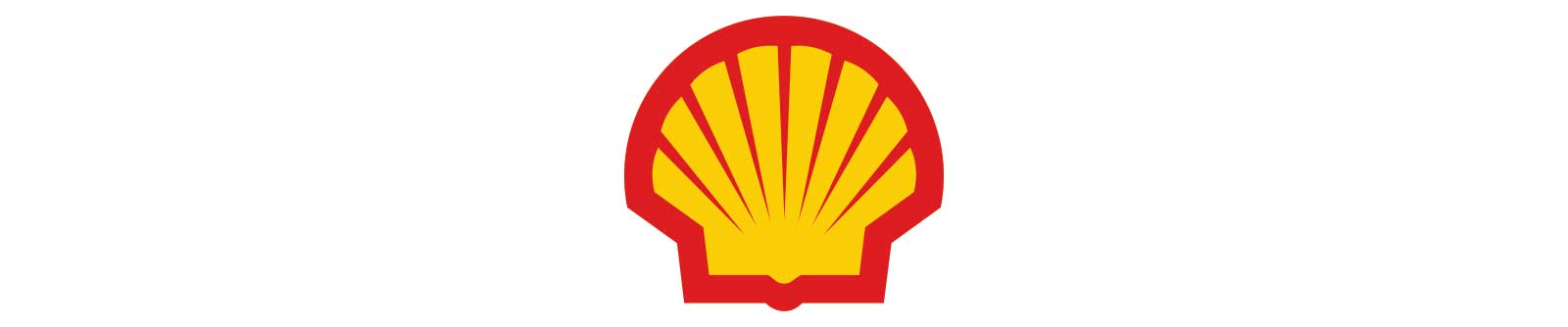 Logo der Shell mit einer gelben Muschel auf rotem Hintergrund.