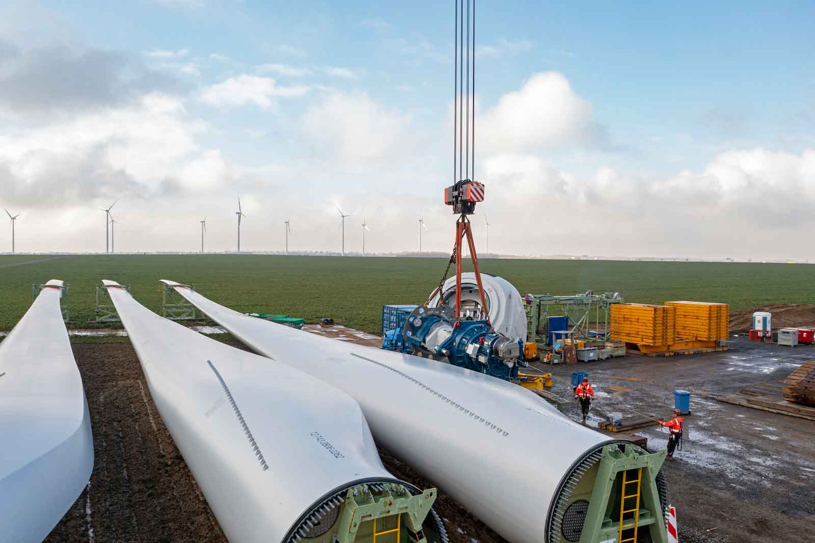 Abbau einer Windanlage | Repowering bei RWE