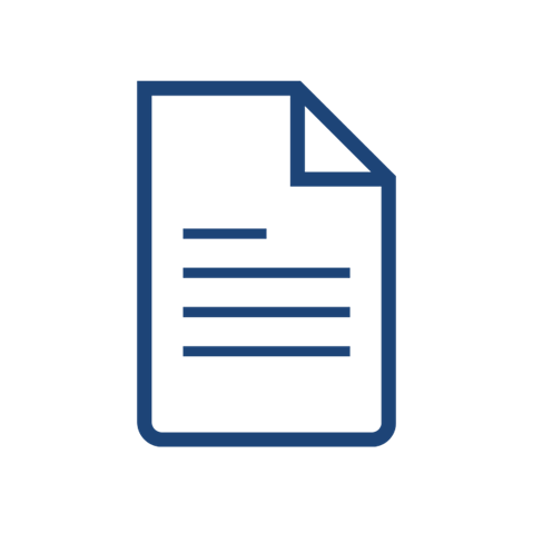 Ein einfacher, solider blauer Rechteck vor einem schlichten weißen Hintergrund.