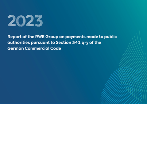2023 RWE Group report on payments to public authorities under Section 341 q-y of the German Commercial Code.