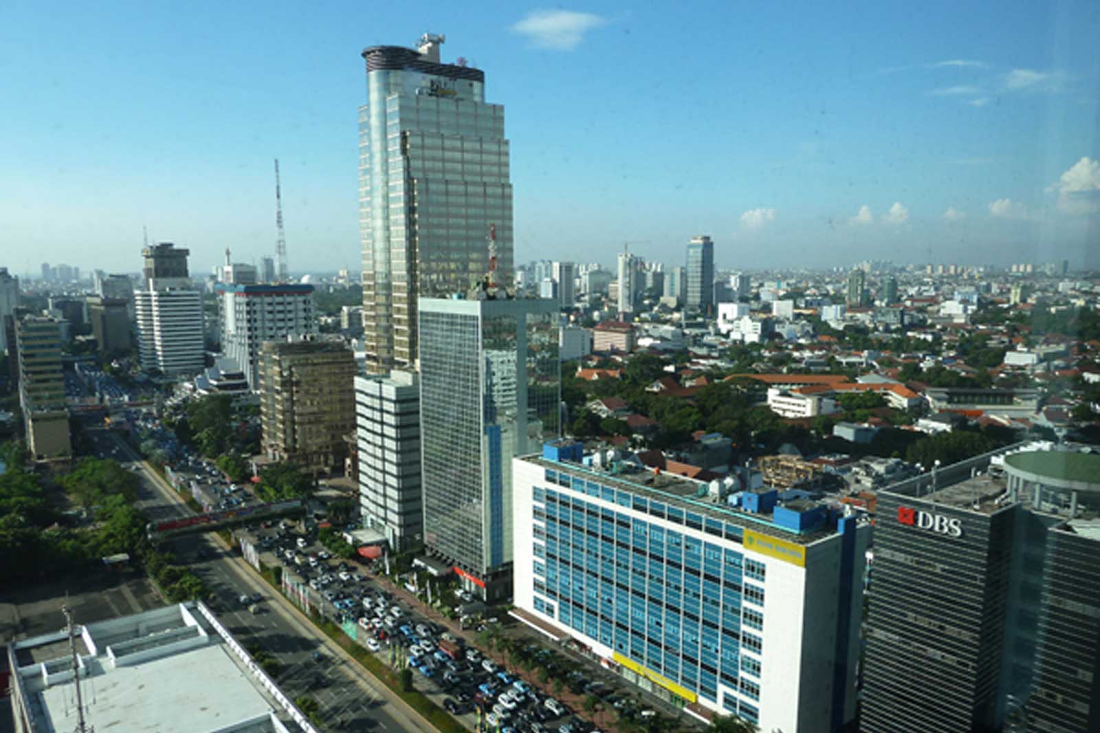 View from RWE office location in Jakarta