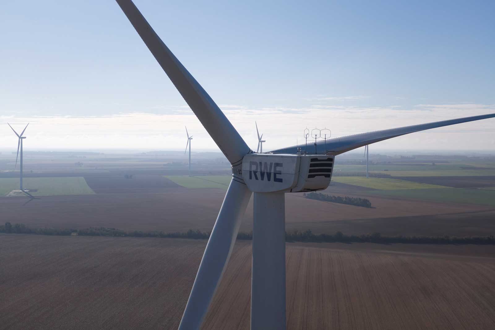 RWE investiert in 44-Megawatt-Onshore-Windpark in Frankreich