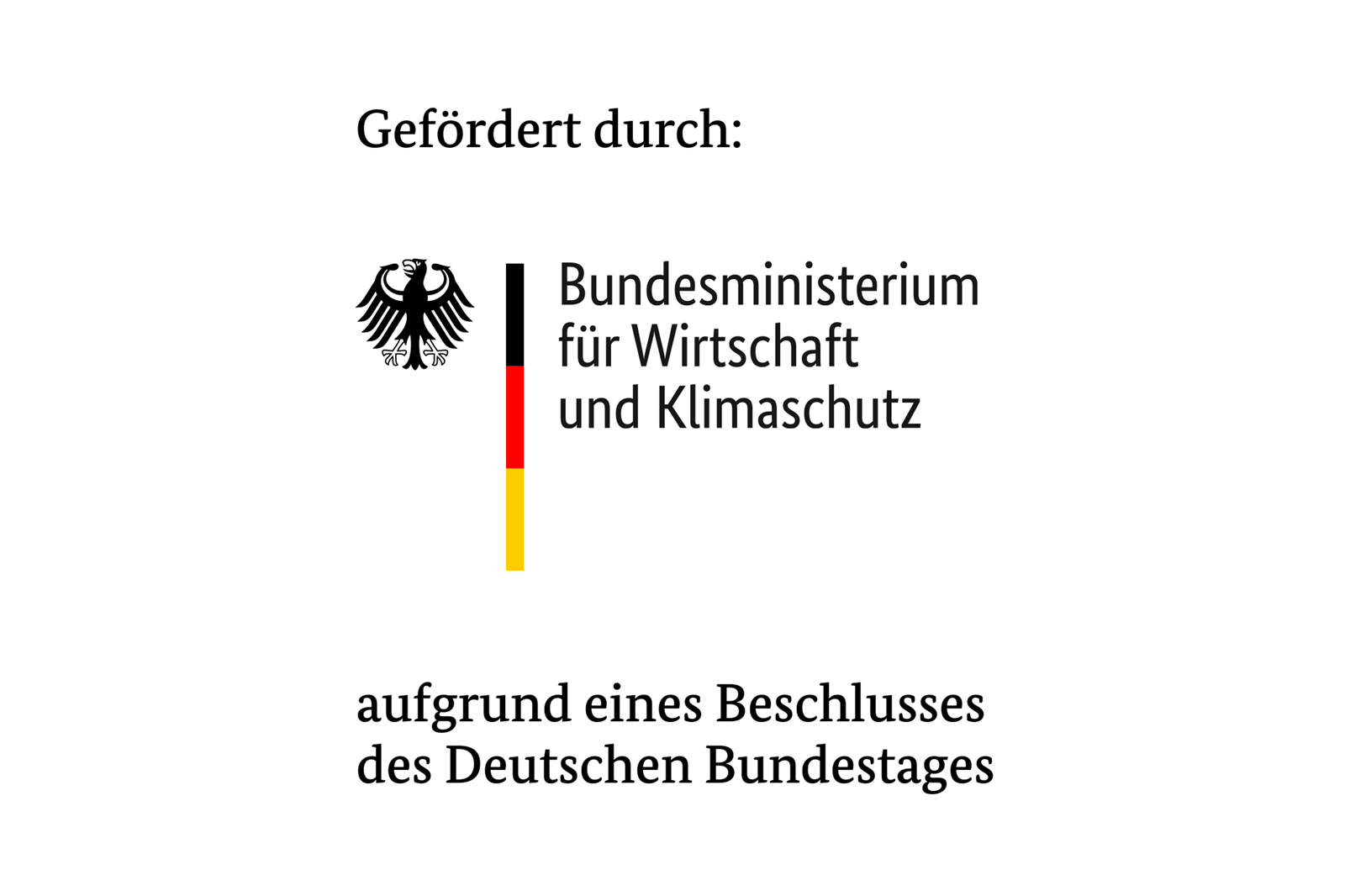 Förderinformationen des Bundesministeriums für Wirtschaft und Klimaschutz.