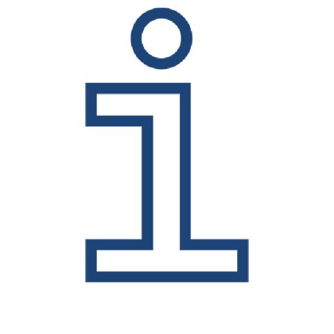 A simple blue rectangle on a white background, depicted in a minimalist style.