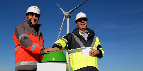 Commissioning first turbine in Zuidwester